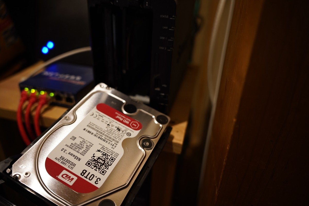 SynologyのNAS（DS218）のHDDを増量交換した | sukejobブログ