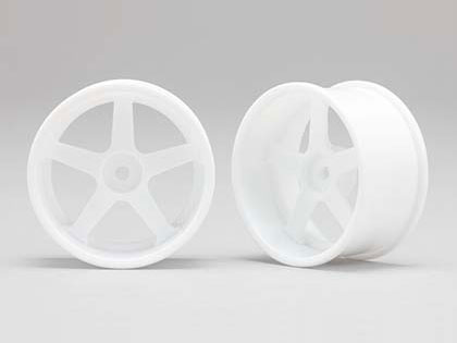 RP ドリフトホイール 5本スポーク 01 オフセット6mm(白) [RP-6113W6A