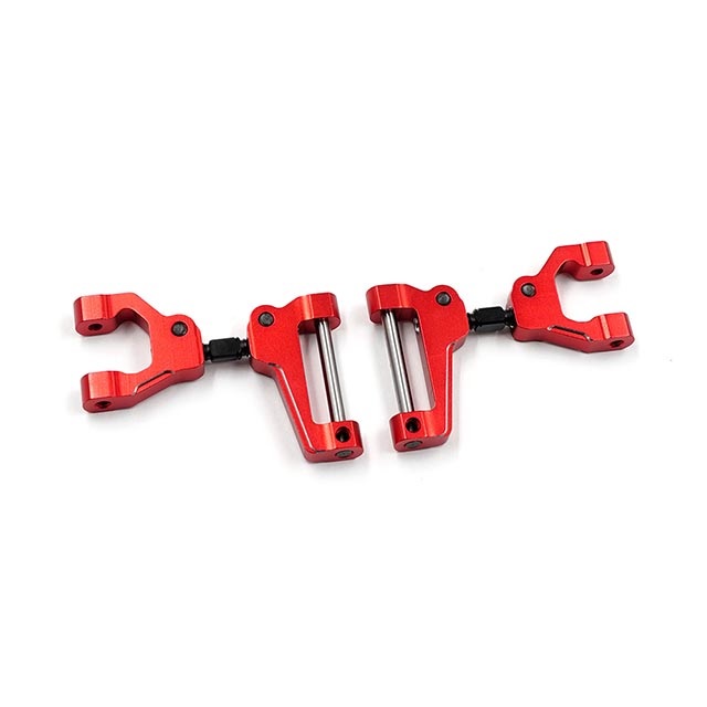 アルミフロントアッパーアームセット 京商FAZER Mk2用 レッド [KYFZ