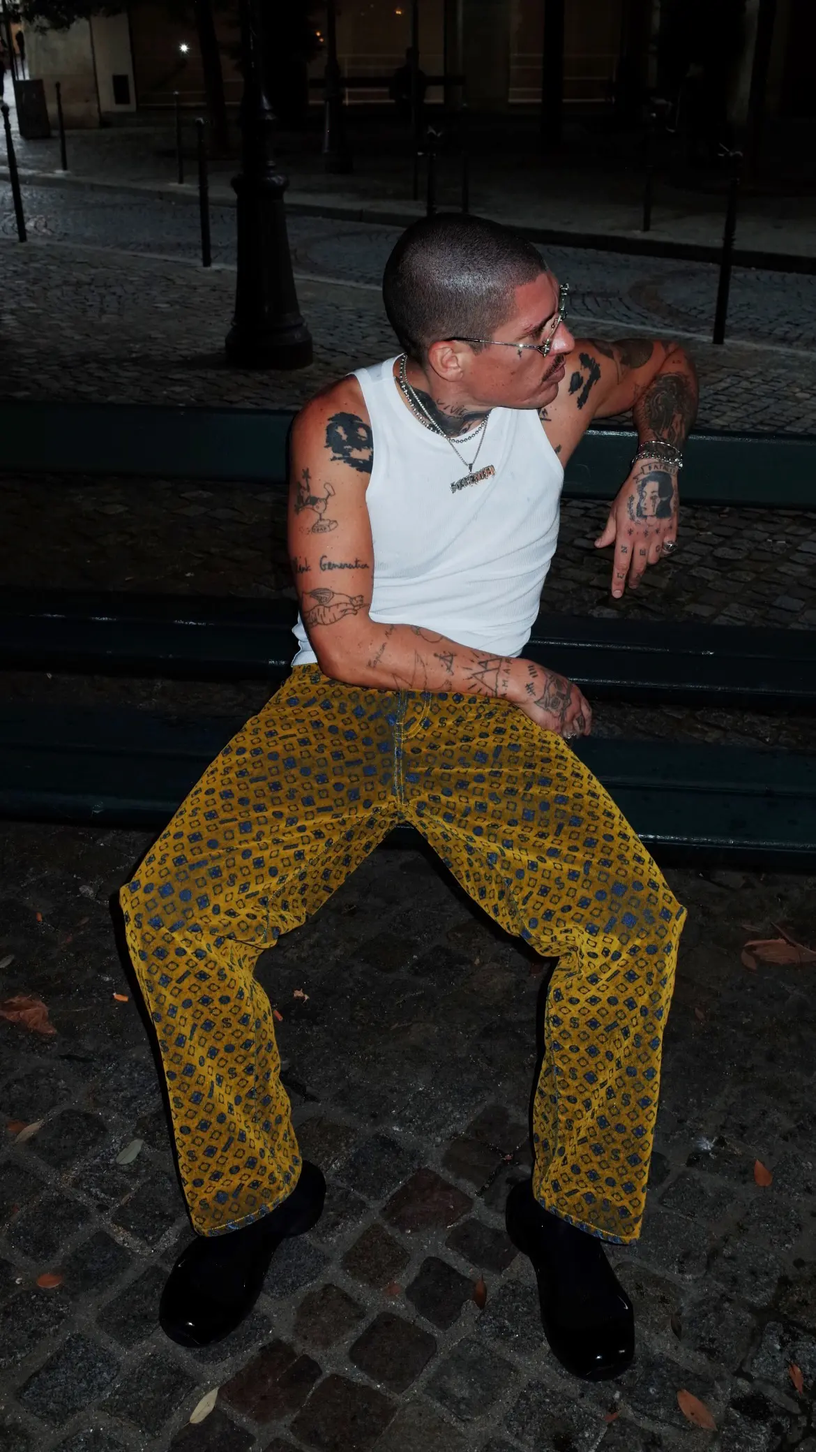 Flocked Loose Fit Jean | Supreme 24fw