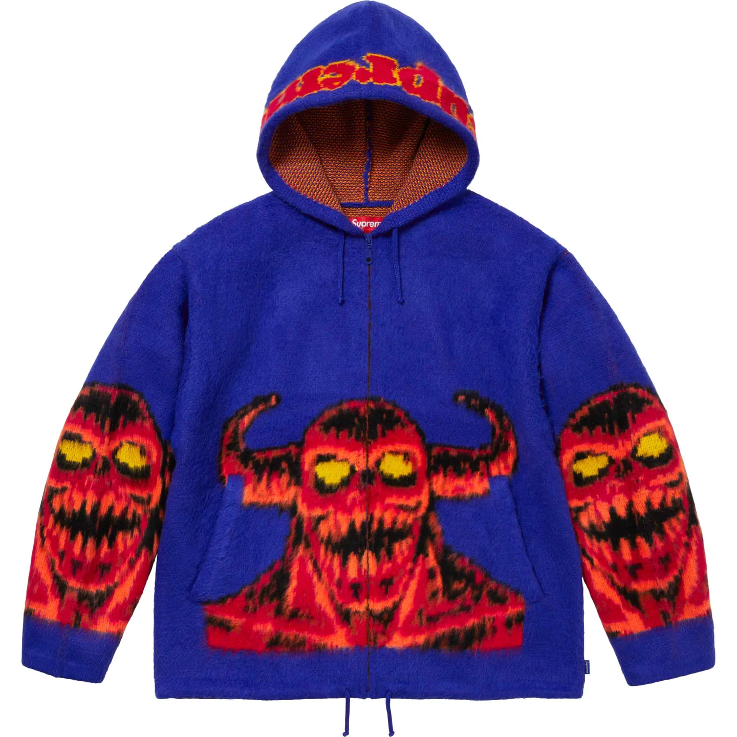 Supreme/Toy Machine Zip Up Hooded Sweater | Supreme 24ss