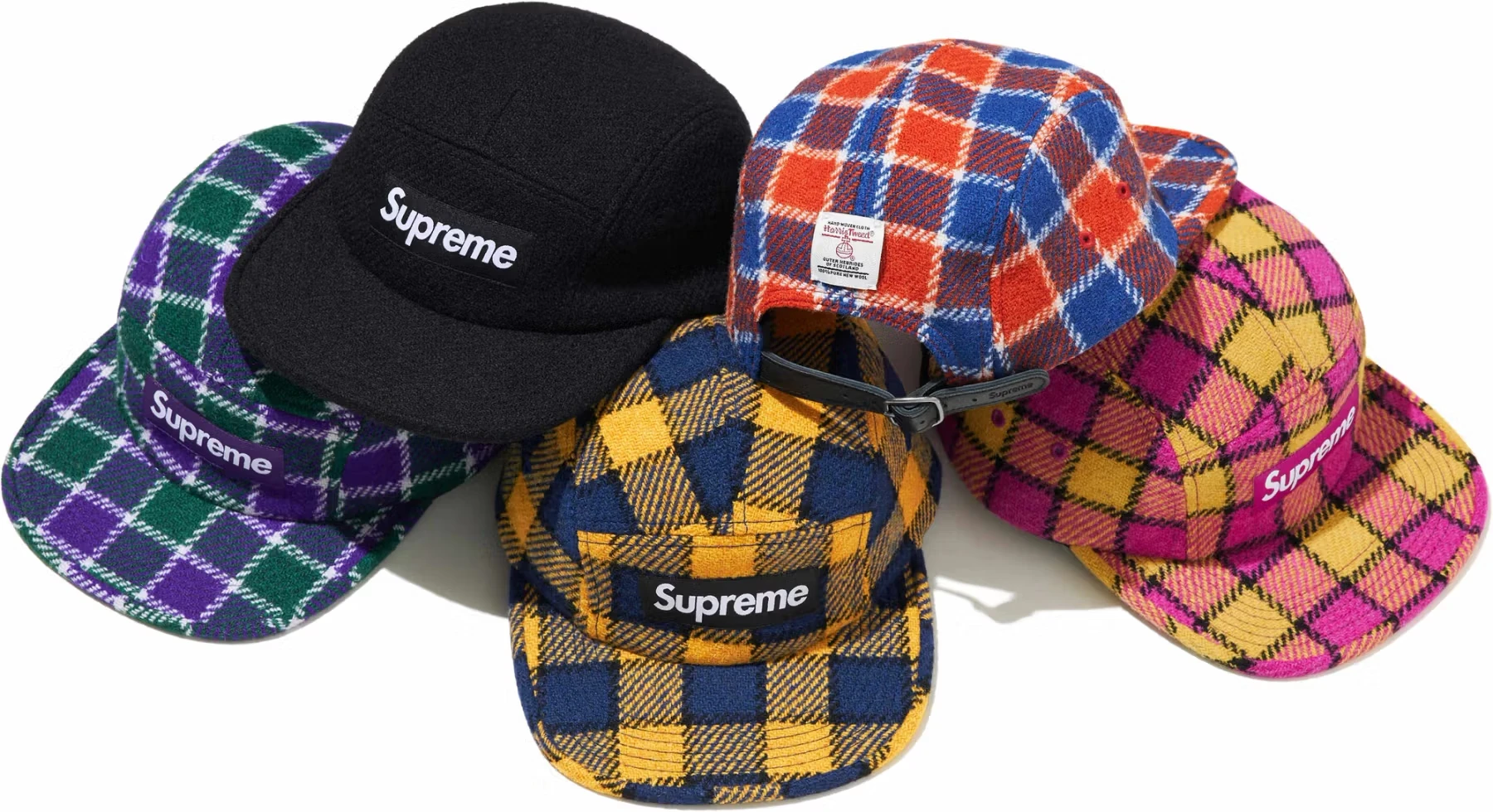 Harris Tweed® Camp Cap | Supreme 25ss