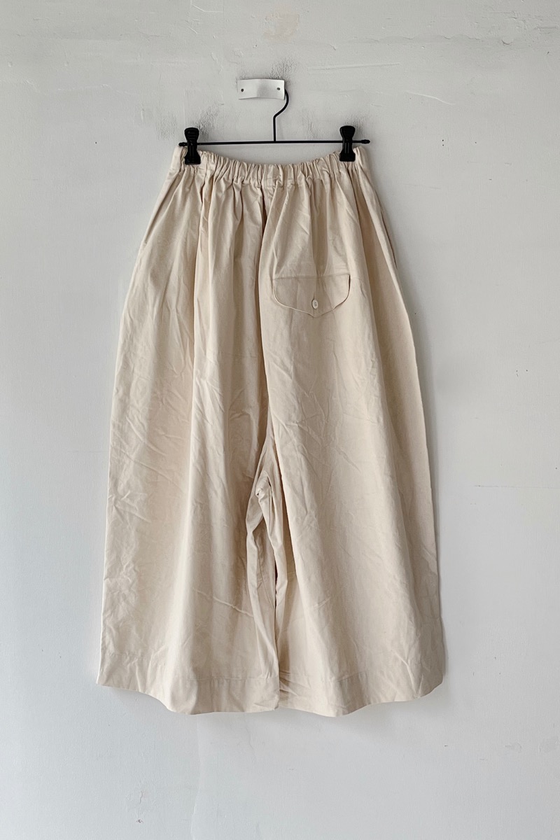 ゴーシュ コットンオックス ワイドキュロットパンツ – SUSCON