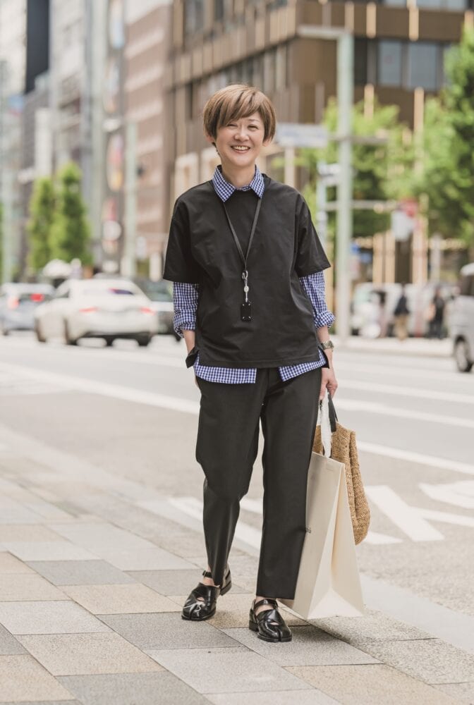 60代スナップ】「メゾンマルジェラ」のタビシューズを使った大人の