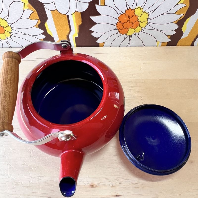 エジリー EJIRY basicII ホーローケトル レッド おそらく2ℓ