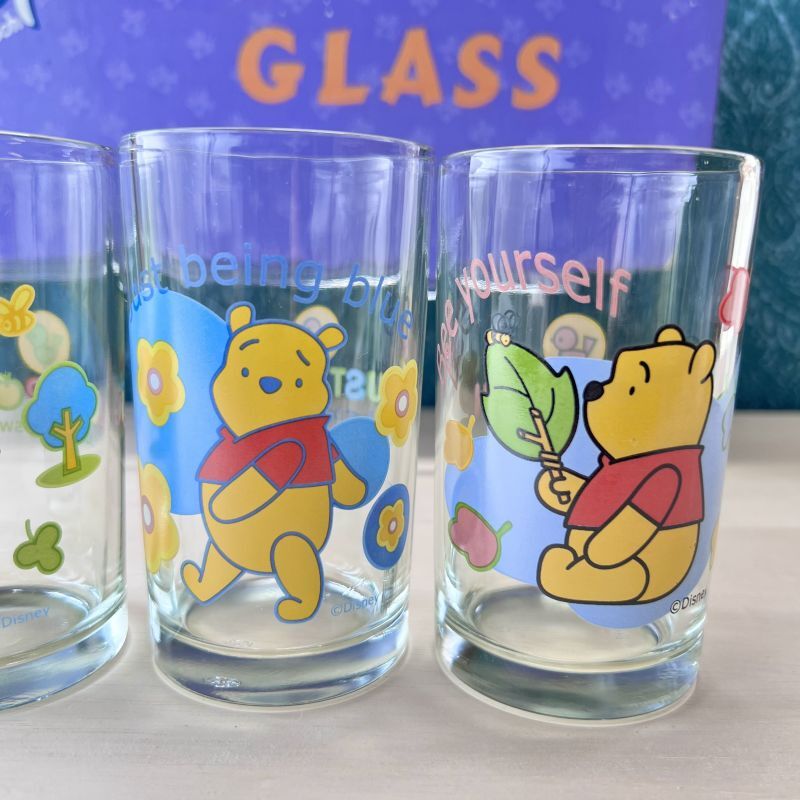 ディズニーグラス くまのプーさんグラス 4個セット